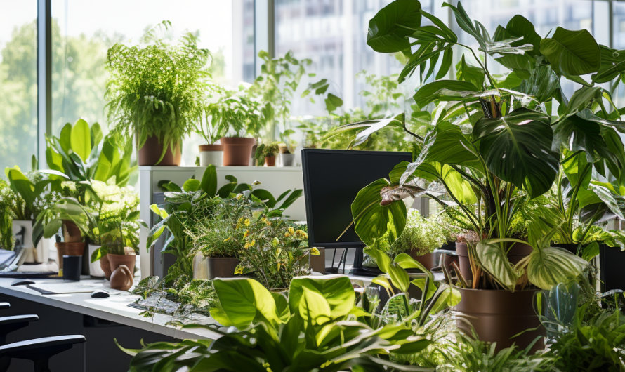Как правильно ухаживать за растениями в офисе: советы для создания зеленого оазиса на рабочем месте